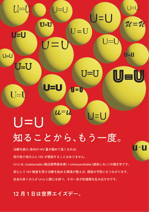 世界エイズデーキャンペーンチラシ表面