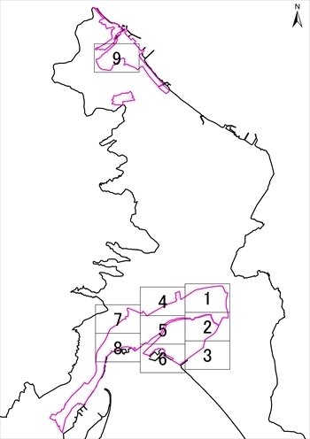 誘導区域　索引図